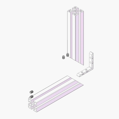 Cobre de conector de ângulo interno de 90 graus para produtos de hardware de precisão