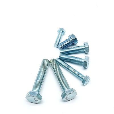 Grau métrico 8.8 DIN931 DIN933 Ferro galvanizado hexadecimal de aço inoxidável