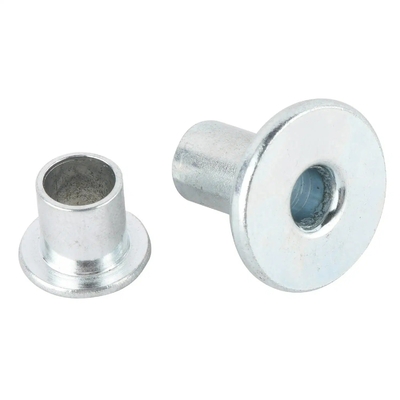 OEM CNC Hardware Parts Furniture Hardware Black Galvanized Hollow Rivet Estampado de aço inoxidável