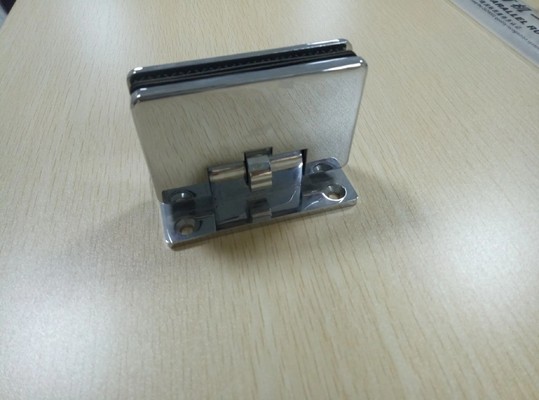 Peças de hardware OEM CNC Latão polido single side Shower Hinge com aço inoxidável