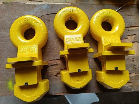 Tamanhos personalizados G80 Container Hook Lifting Hook Rigging Eye para as necessidades de manuseio de material