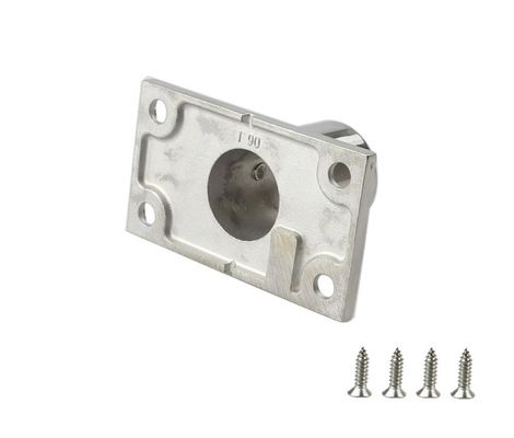 Partes de hardware OEM CNC Base de guia de aço inoxidável com acessórios de base retangular