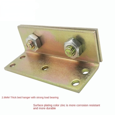 Especificações 83 * 24 * 2,8 mm Conjunto de oito acessórios de hardware de engrenagem de ferro para cama
