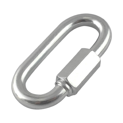 4mm 5mm 6mm Galvanizado Oval Quick Link para Rigging Hardware Aceitável OEM