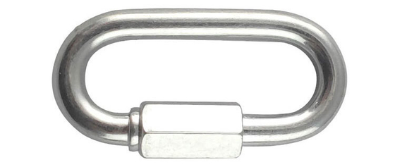 4mm 5mm 6mm Galvanizado Oval Quick Link para Rigging Hardware Aceitável OEM