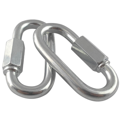 4mm 5mm 6mm Galvanizado Oval Quick Link para Rigging Hardware Aceitável OEM