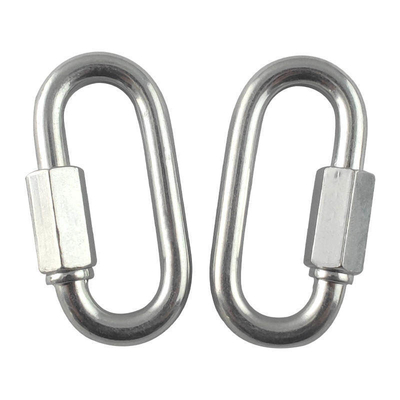 4mm 5mm 6mm Galvanizado Oval Quick Link para Rigging Hardware Aceitável OEM