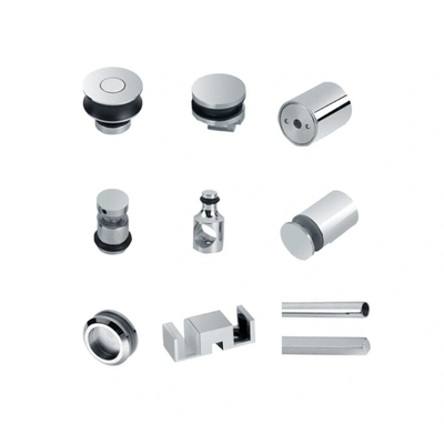 OEM CNC Hardware Parts Cabinets aço inoxidável Frameless Sliding Glass Duchas