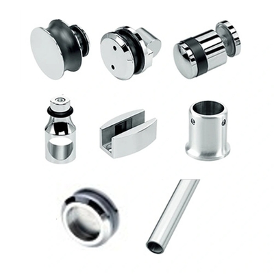 OEM CNC Hardware Parts Cabinets aço inoxidável Frameless Sliding Glass Duchas