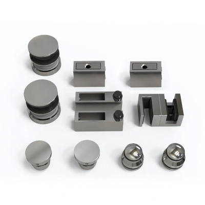 OEM CNC Hardware Parts Cabinets aço inoxidável Frameless Sliding Glass Duchas