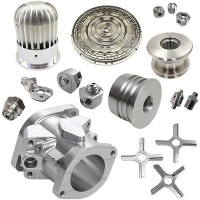 Equipamento de usinagem CNC para peças de alumínio de aço inoxidável simples e anodizadas personalizadas
