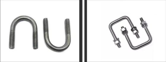 Partes de hardware CNC OEM Ferramentas de parafusos em U processadas por estampação e revestimento em pó