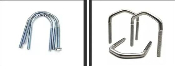 Partes de hardware CNC OEM Ferramentas de parafusos em U processadas por estampação e revestimento em pó