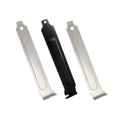 Bracket de estampação de chapa metálica anodizada preta para componentes de hardware CNC OEM personalizados
