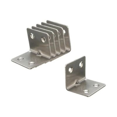 Processos de estampação L Forma de aço ângulo plano Armazém de ferro de metal Frame Corner Bracket