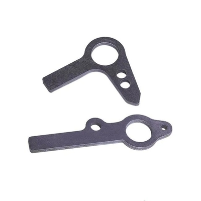 Peças de estampação de metal personalizadas Produtos de hardware de precisão com revestimento em pó preto