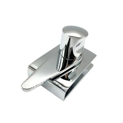 Hardware de fecho de porta de chuveiro de vidro em aço inoxidável OEM CNC fabricado