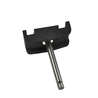 Peças de hardware CNC revestidas de plástico estampado e aço inoxidável