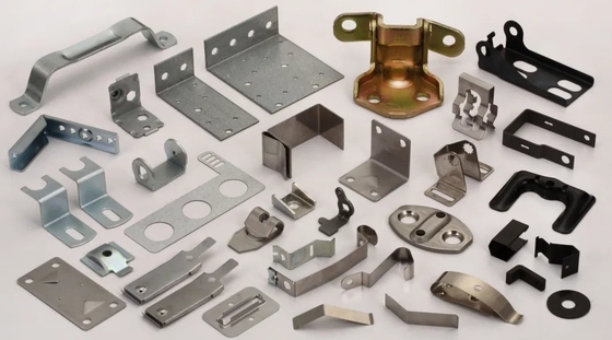 Partes de hardware CNC OEM com estampação e revestimento em pó de fabricação de chapas metálicas personalizadas