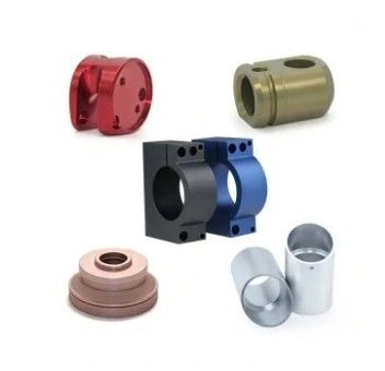 Componentes de hardware CNC de cobre revestido em pó para partes de usinagem na indústria aeronáutica