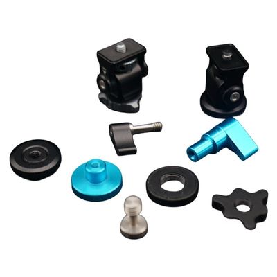 Componentes de hardware CNC OEM Equipamento fotográfico de aço inoxidável usinado com anodização