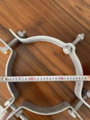 Grampos fixos de banda de tração de aço inoxidável para acessórios de potência de peças de hardware CNC OEM