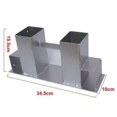 Produtos de hardware de precisão Ferramentas de vedação de aço galvanizado para postes de fixação de parafusos com revestimento