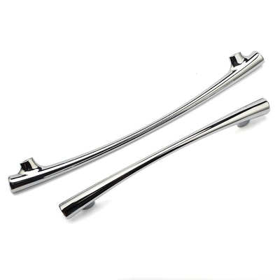 OEM CNC Hardware Parts Polished Chrome Arch Cabinet Pull com aço inoxidável estampado