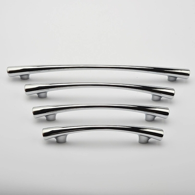 OEM CNC Hardware Parts Polished Chrome Arch Cabinet Pull com aço inoxidável estampado