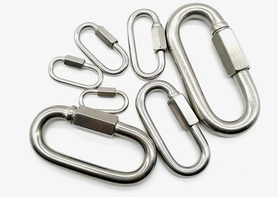 Processos de estampagem Trailers de aço inoxidável Chain Hook Climbing Buckle Clip Rigging Hardware