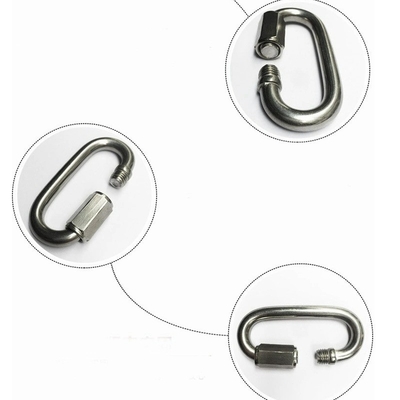 Processos de estampagem Trailers de aço inoxidável Chain Hook Climbing Buckle Clip Rigging Hardware