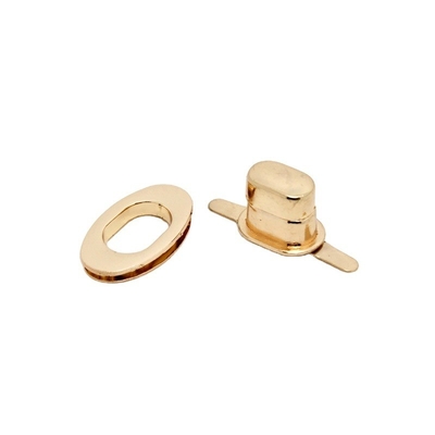 Hardware CNC OEM Pequeno hardware de travagem oval com processo de estampação