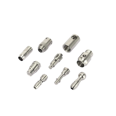 Turning and Milling High Precision Brushing CNC Machining Part with Steel Materials (tornar e fresar peças de borracha de alta precisão)