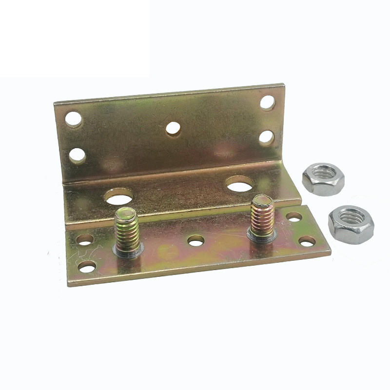 Especificações 83 * 24 * 2,8 mm Conjunto de oito acessórios de hardware de engrenagem de ferro para cama