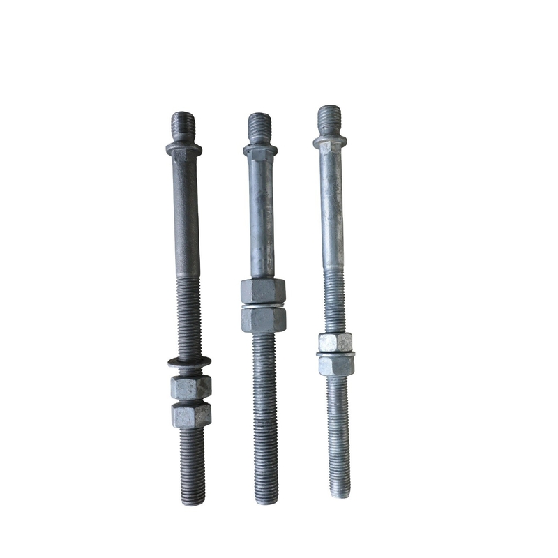 Peças de hardware CNC OEM de aço inoxidável para isoladores de estações elétricas compostas
