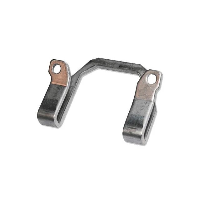 Peças de estampação de metal personalizadas Produtos de hardware de precisão com revestimento em pó preto