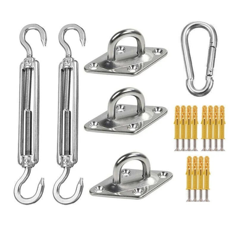 OEM CNC hardware partes de aço inoxidável placa de olho de montagem de fecho e spinner hardware kit