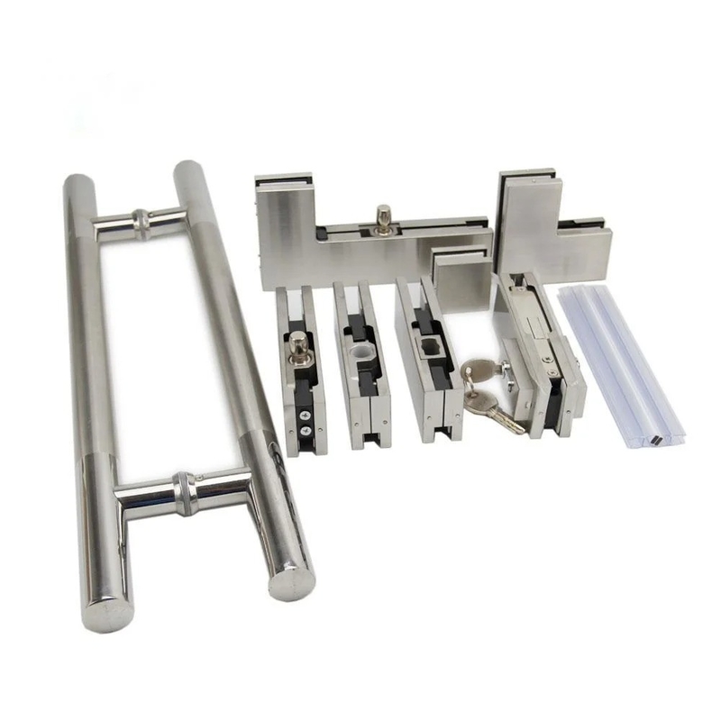 Componentes de hardware CNC OEM Acessórios de portas com dobradiça de chuveiro de vidro de aço inoxidável